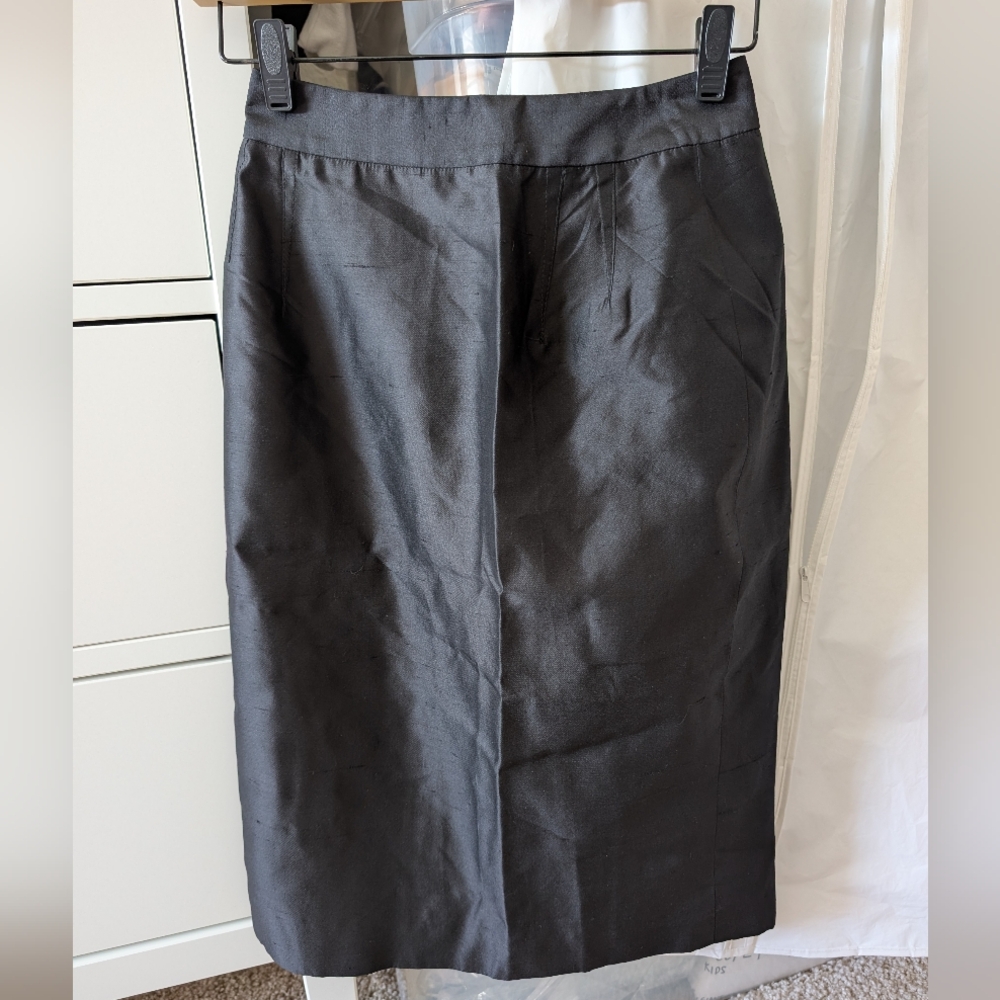NWT Dolce & Gabbana Black Skirt Zip Up Back